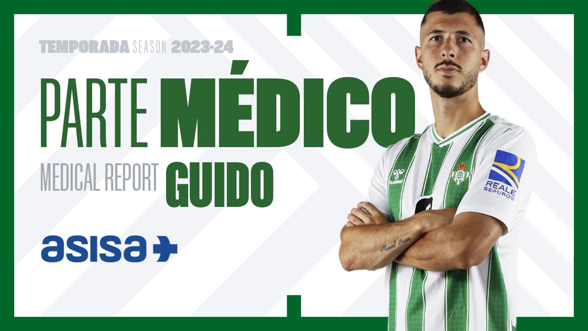 Parte médico de Guido Rodríguez