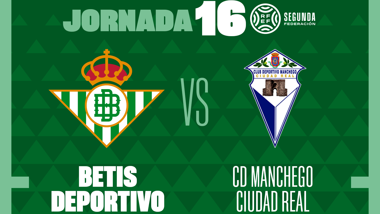 El Betis Deportivo-CD Manchego Ciudad Real, el sábado 16 de diciembre a las 17:00 horas