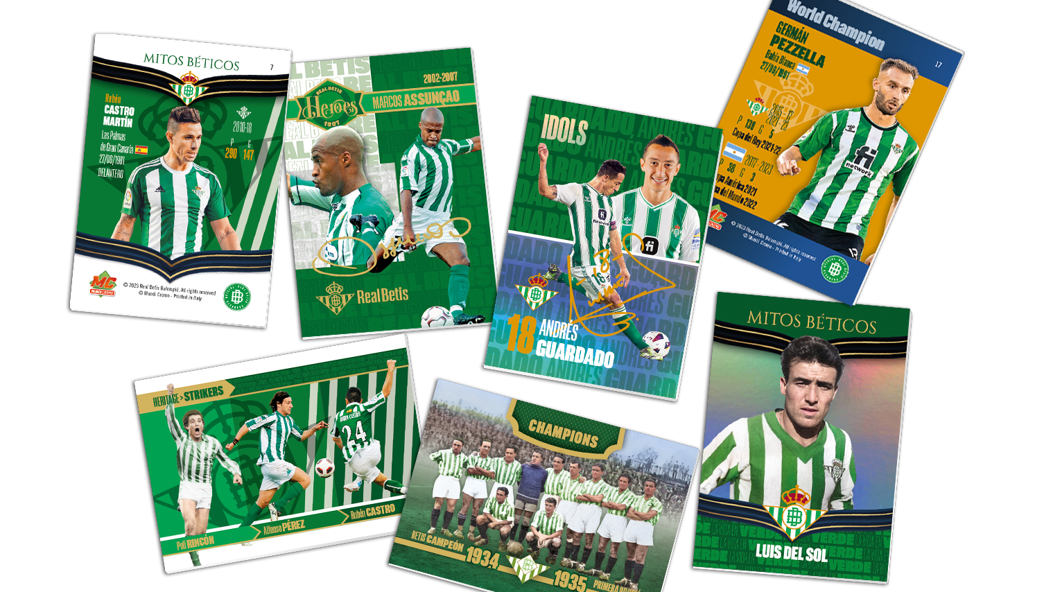 El Real Betis y Mundicromo lanzan la colección exclusiva de cartas y el libro 'La Vida en Verde'