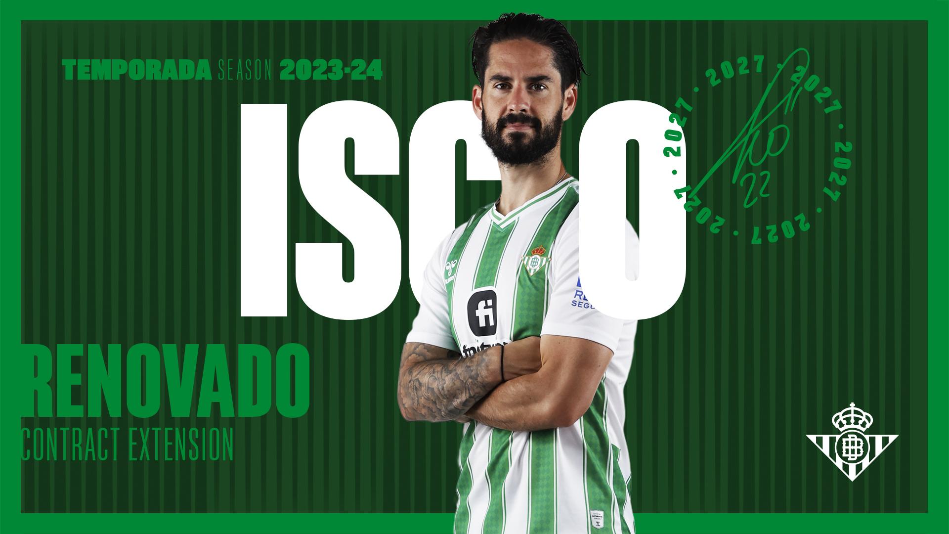 Isco renueva su contrato con el Real Betis