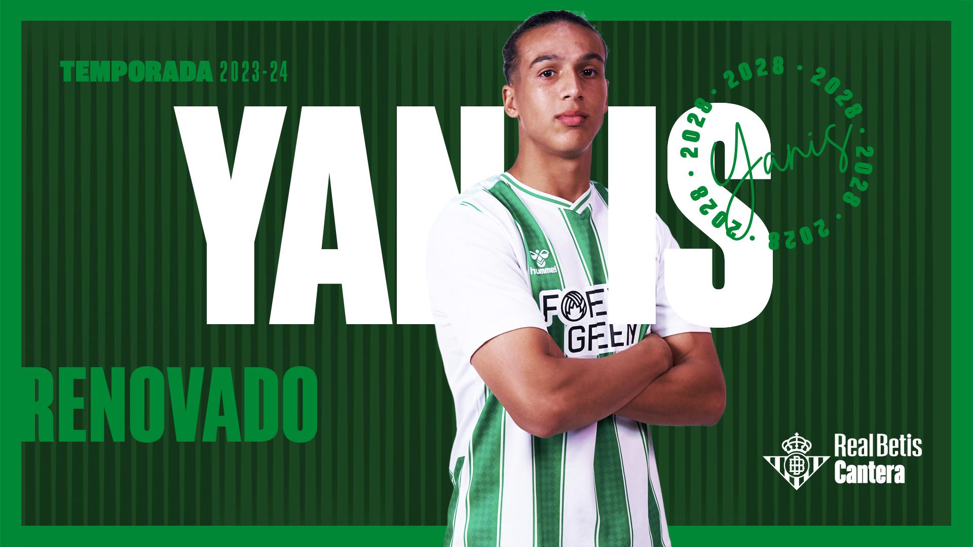 El Real Betis renueva a Yanis hasta 2028