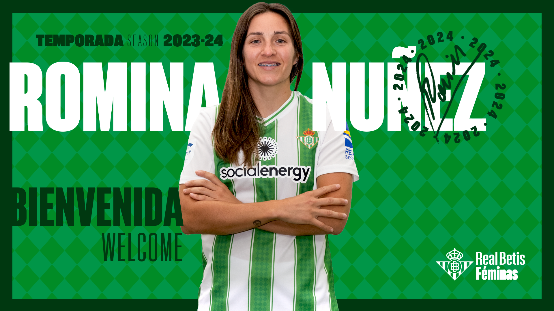 Romina Nuñez, refuerzo invernal del Real Betis Féminas 