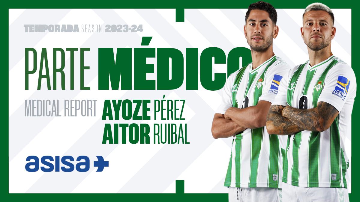 Parte médico de Ayoze Pérez y Aitor Ruibal