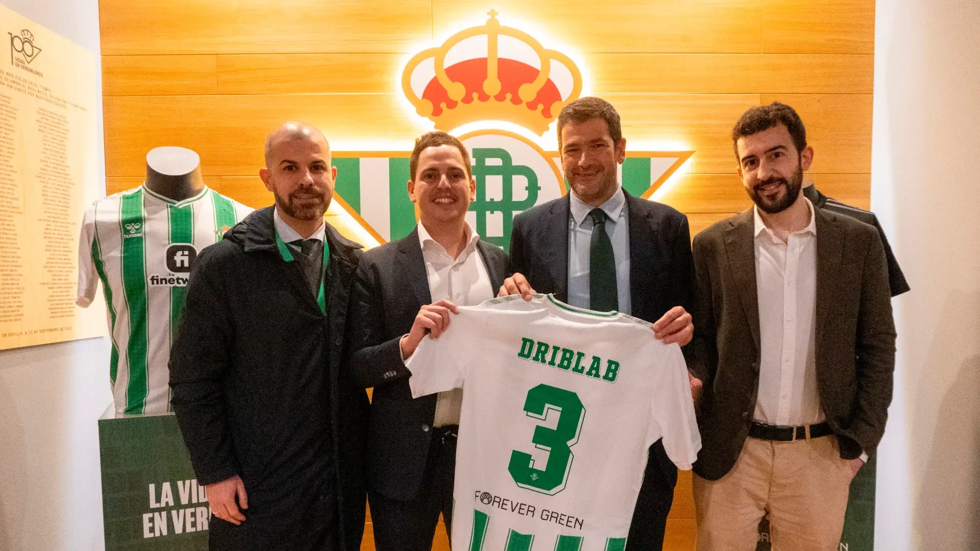 El Real Betis y Driblab renuevan su acuerdo de colaboración