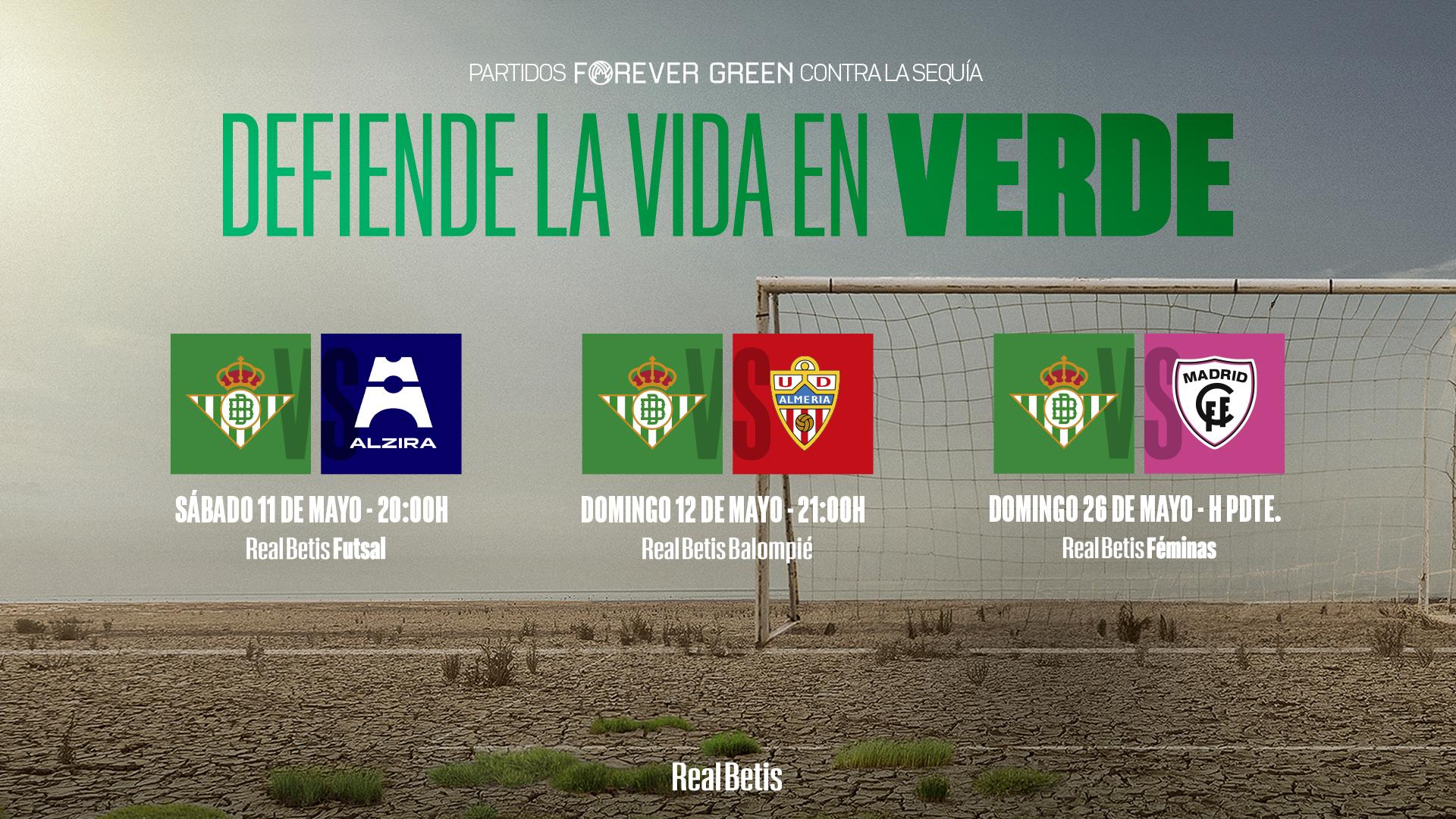El Real Betis - UD Almería será el partido Forever Green, el encuentro por la sostenibilidad ambiental de LaLiga 