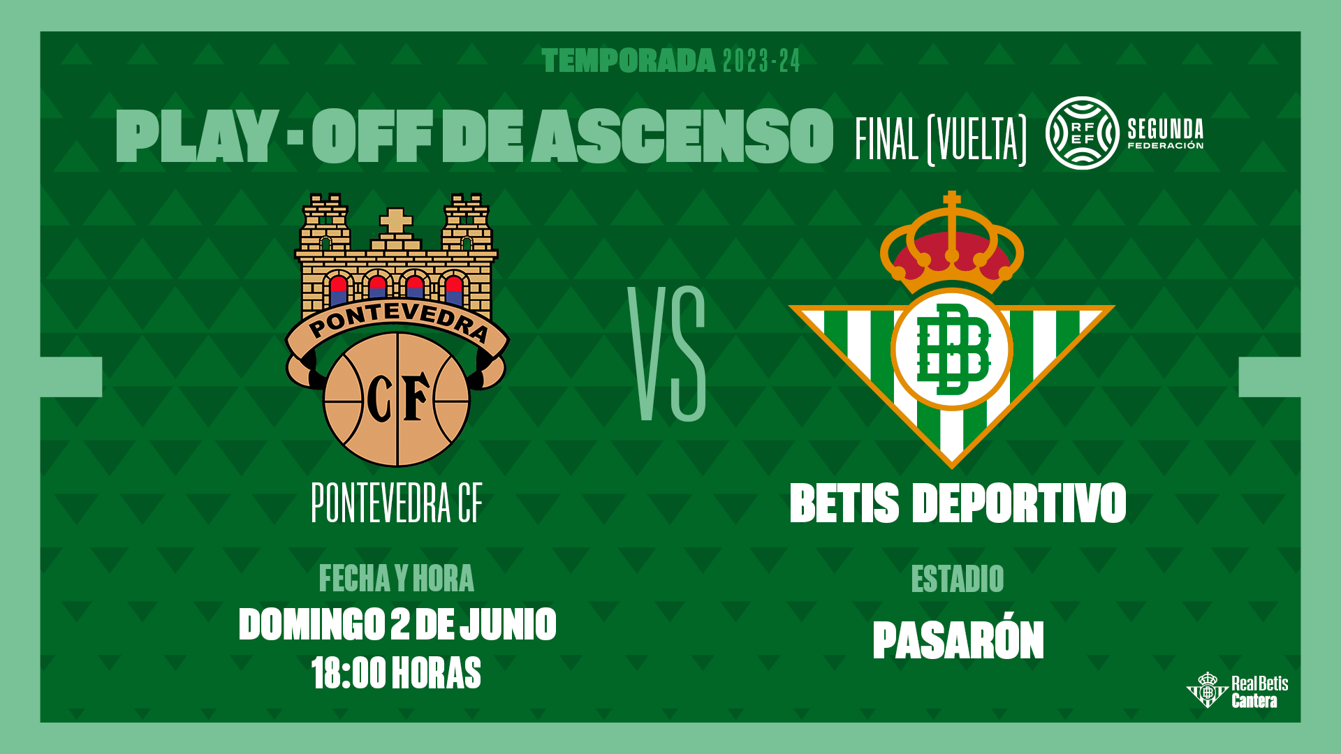 Abierto el plazo para solicitar entradas para el Pontevedra CF-Betis Deportivo