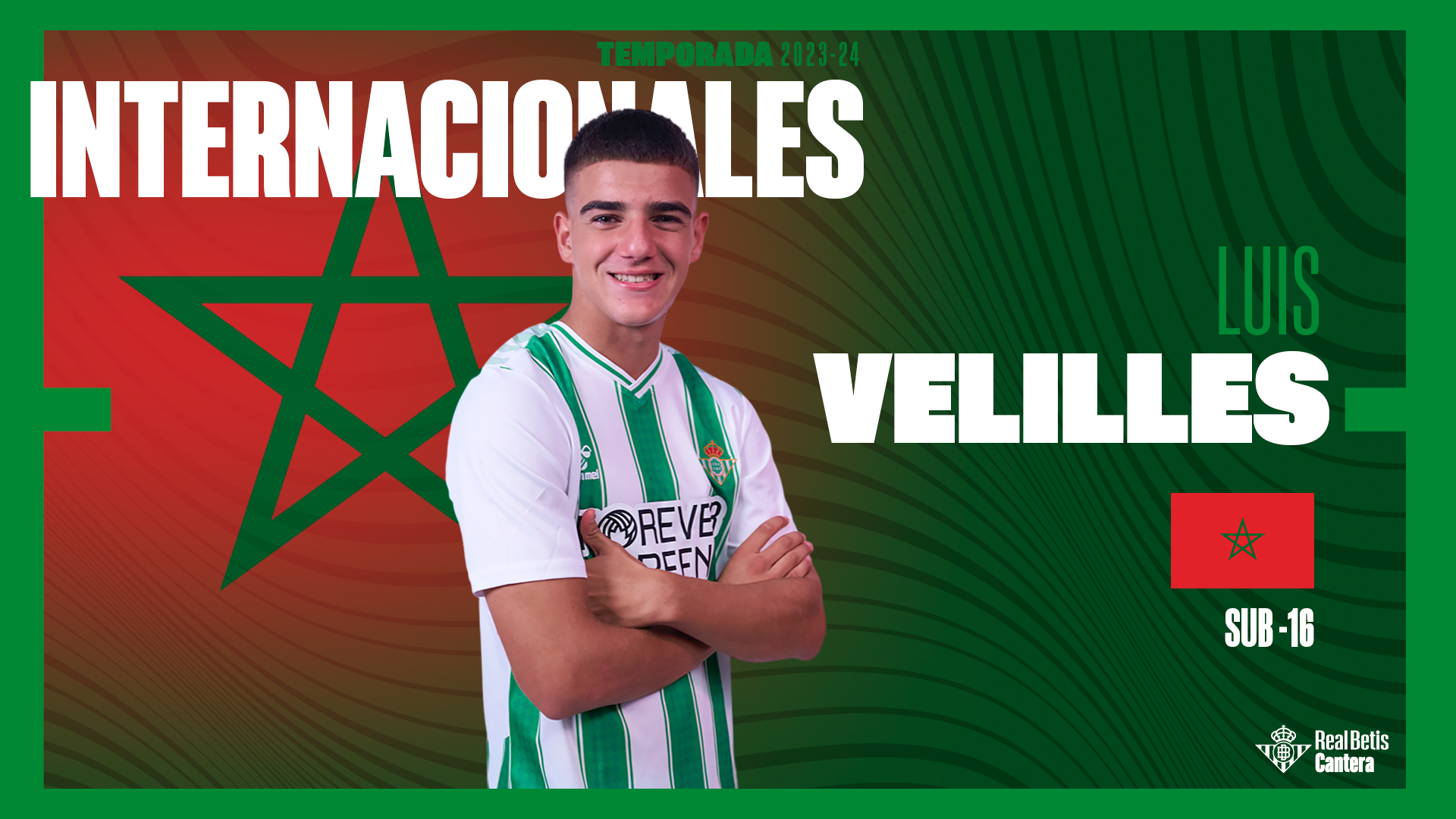 Luis Velilles, convocado por la selección de Marruecos sub-16