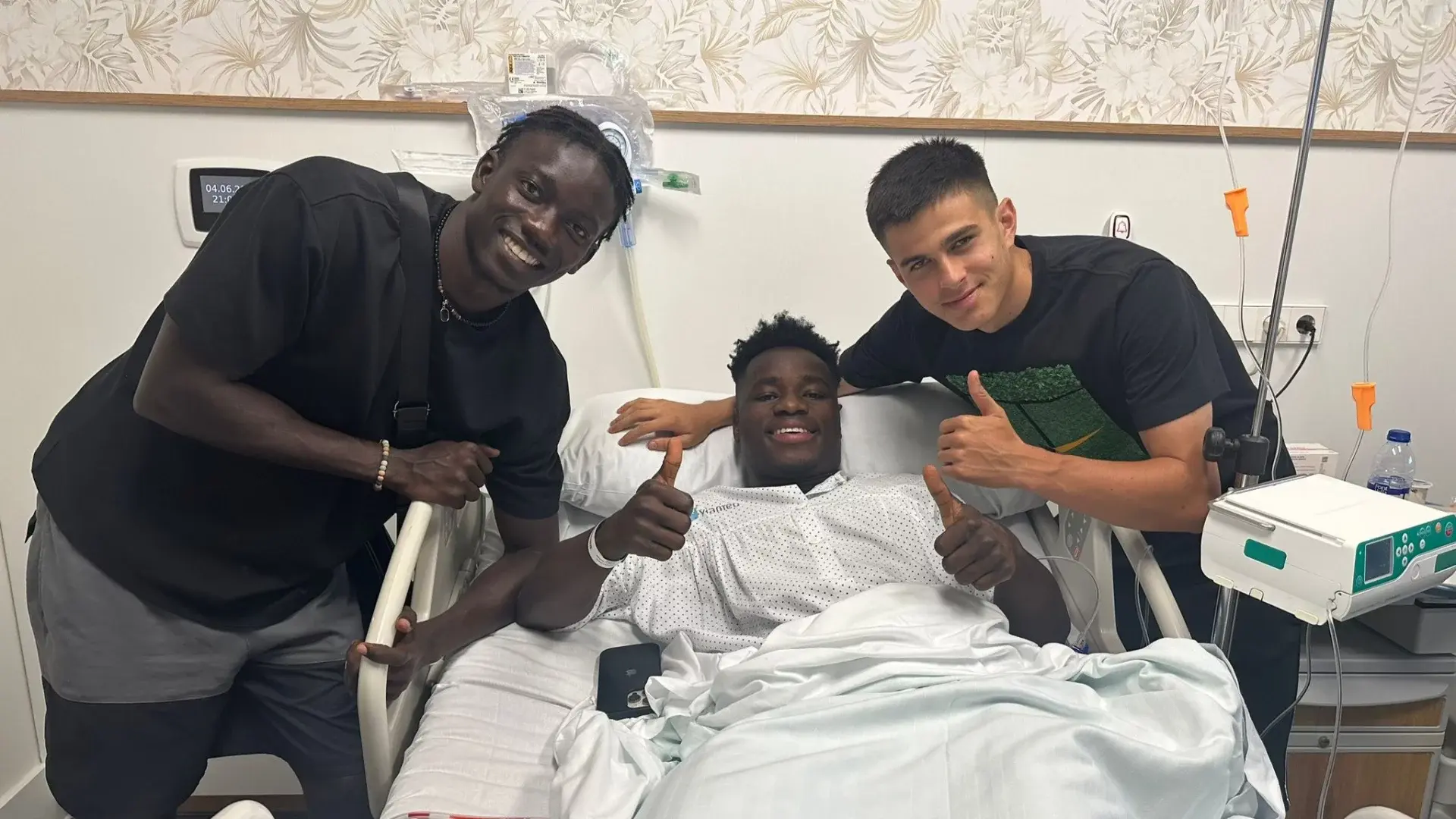 Mawuli Mensah, operado con éxito de una rotura del ligamento cruzado anterior y del menisco externo