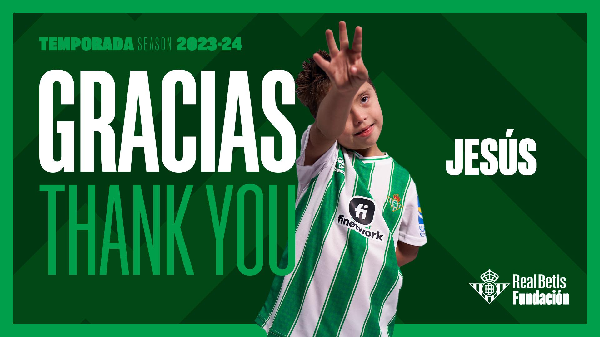 La Fundación Real Betis Balompié homenajea a Jesús Caballo en su último día como Fichaje Estrella 
