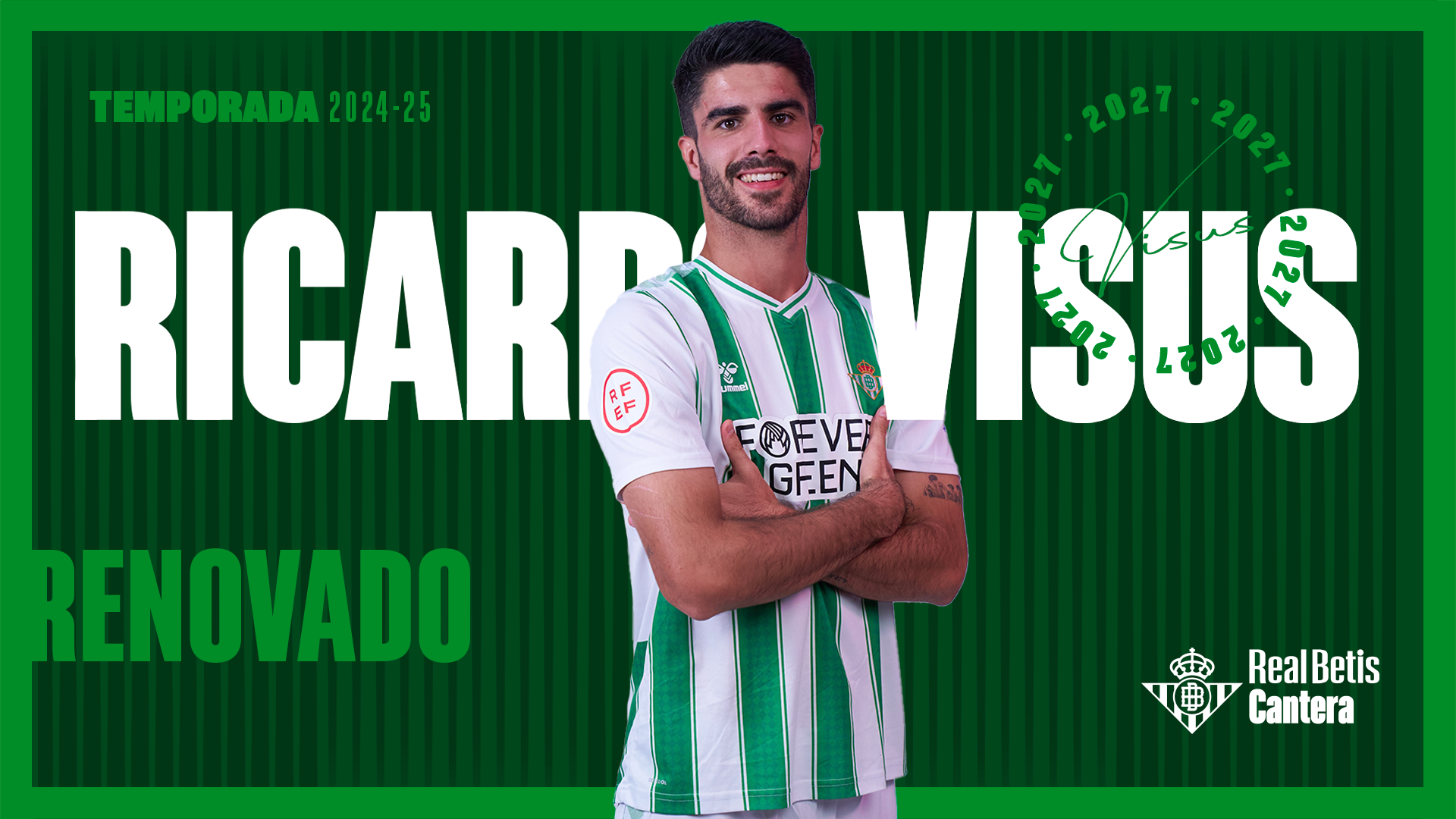 El Real Betis renueva a Ricardo Visus
