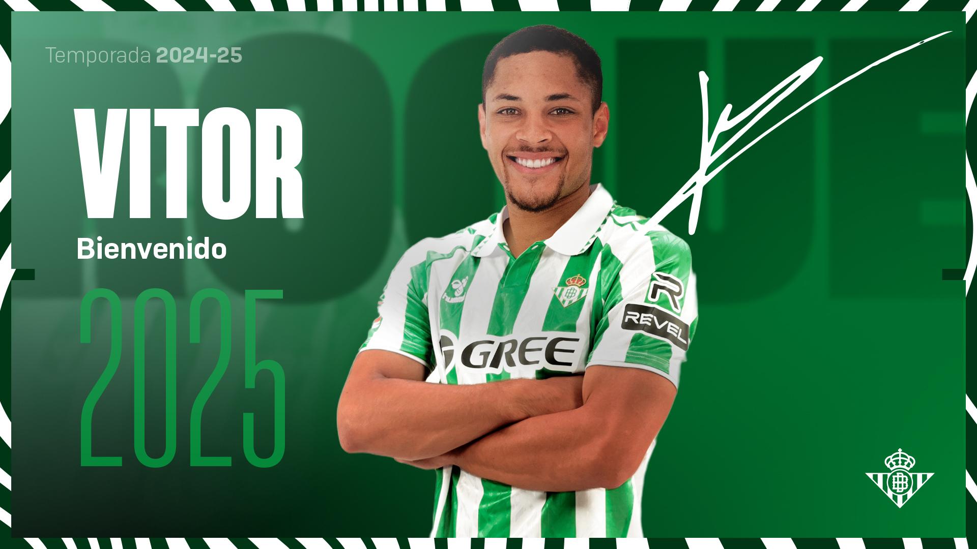  El Real Betis y el FC Barcelona acuerdan la cesión de Vitor Roque