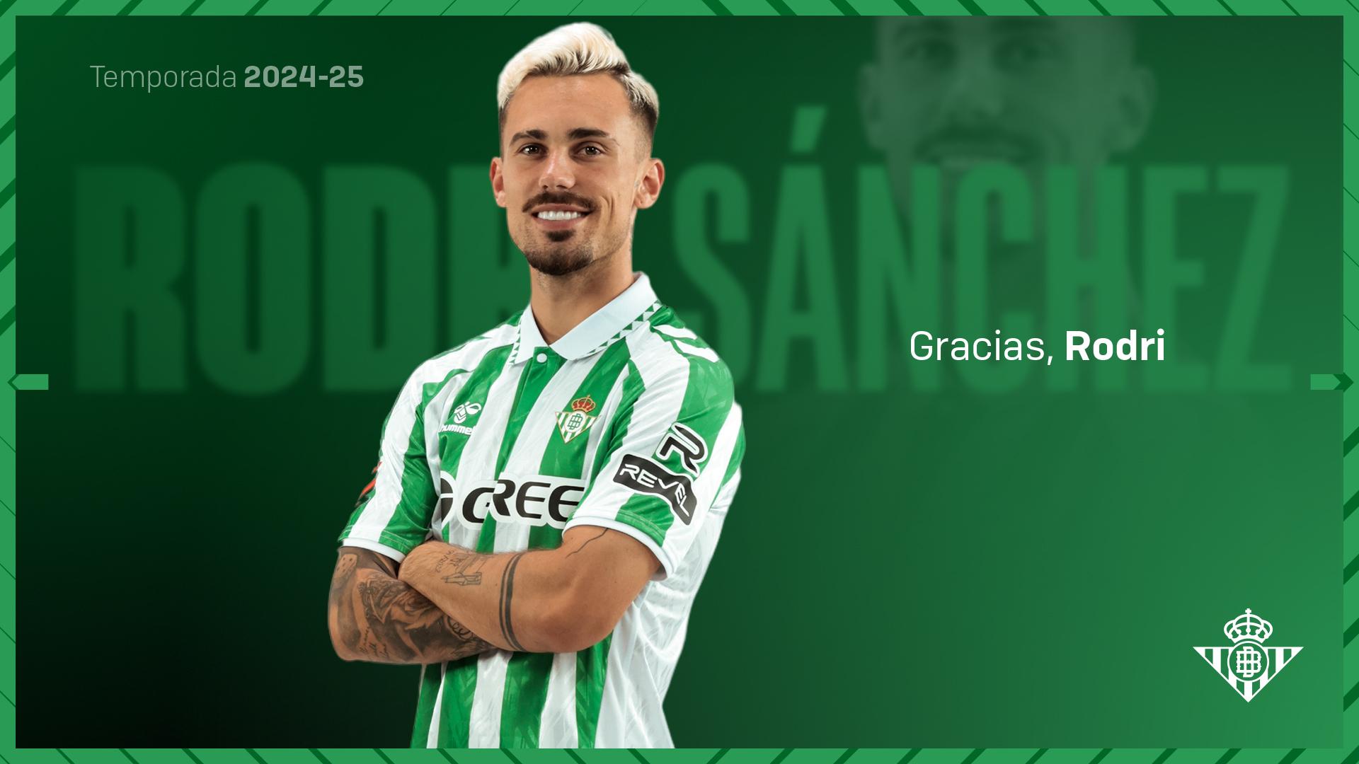 El Real Betis y el Al-Arabi SC llegan a un acuerdo para el traspaso de Rodri