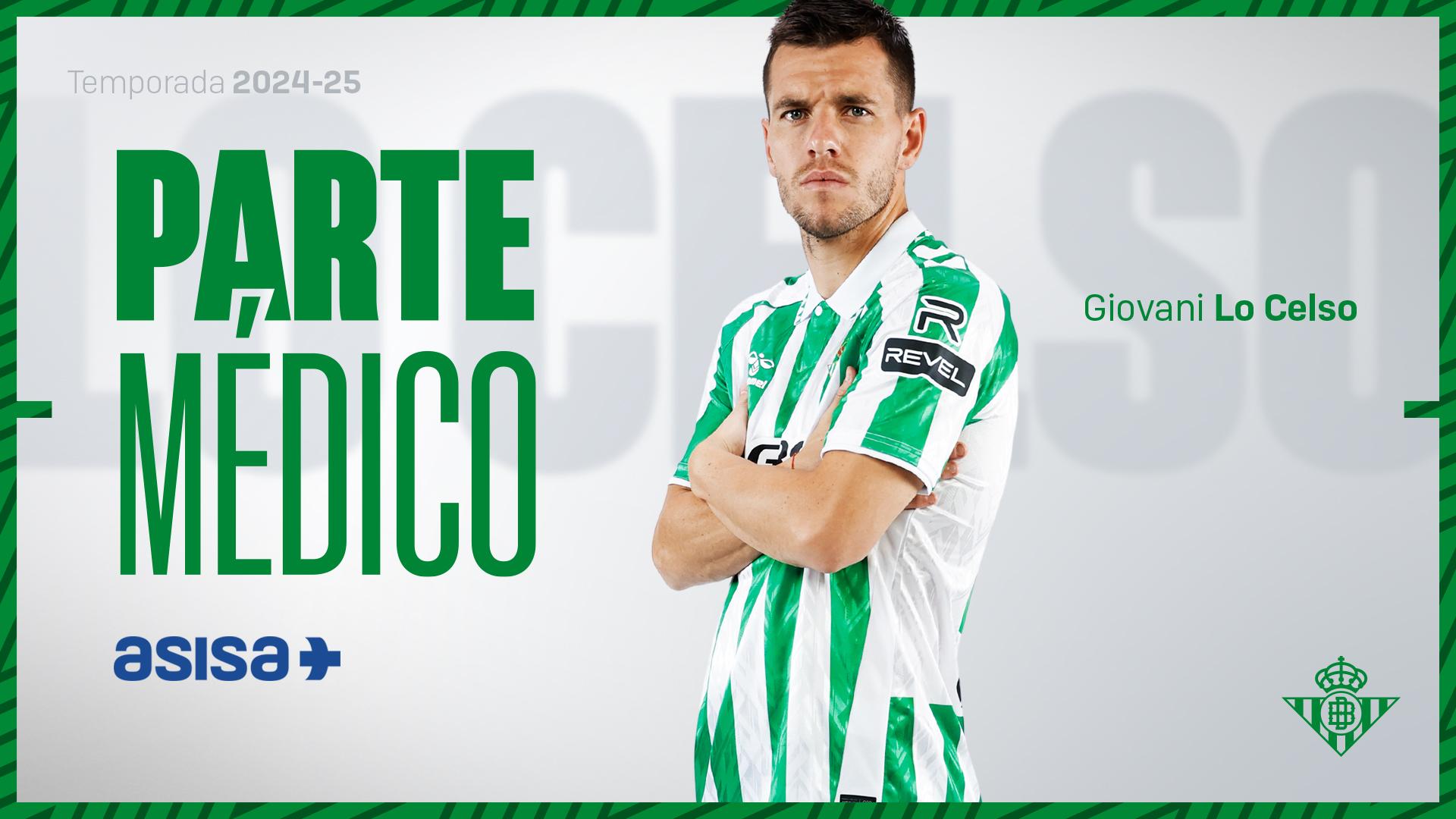 Giovani Lo Celso sufre una lesión miotendinosa de grado moderado del recto anterior de su muslo derecho