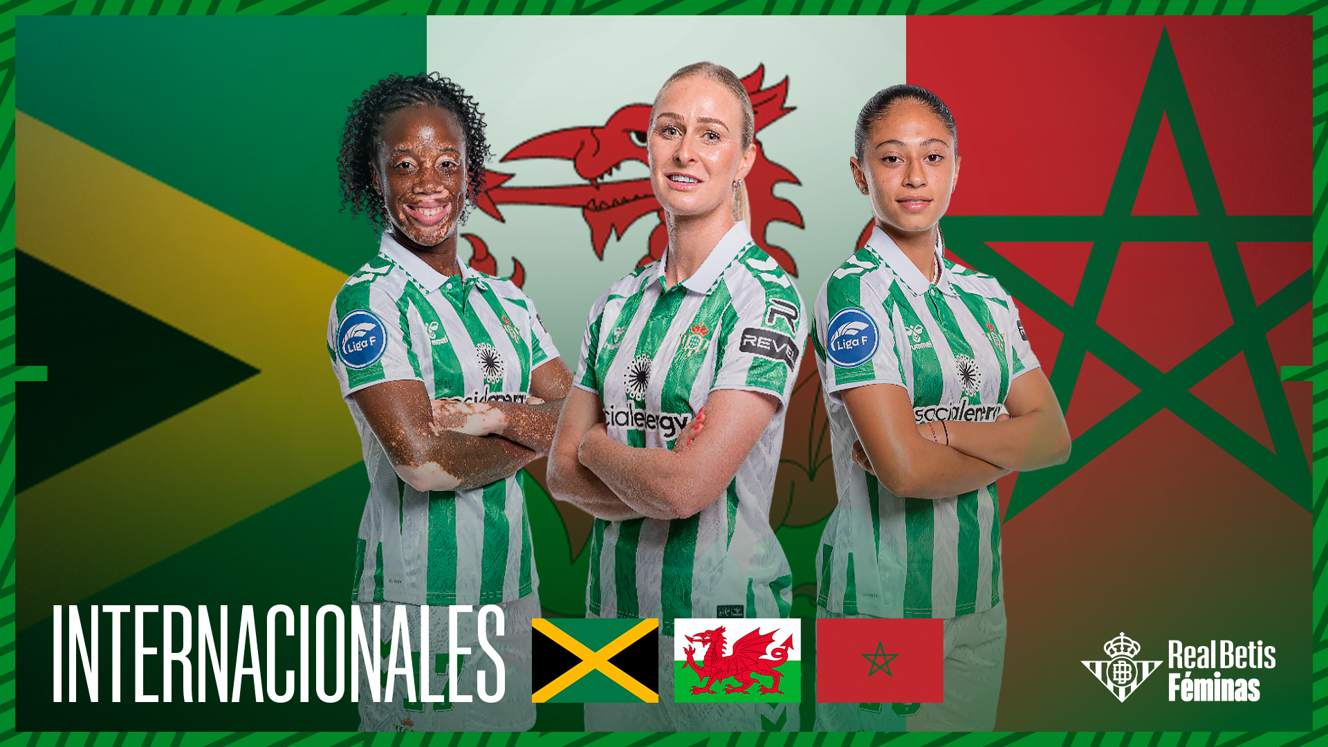 Rhiannon Roberts, Tiffany Cameron y Yasmine Zouhir, convocadas con sus respectivas selecciones