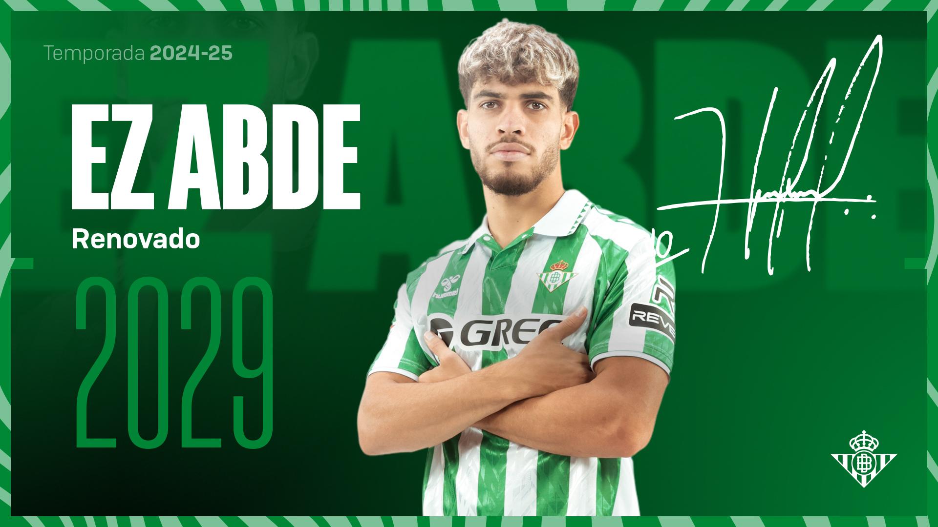 Ez Abde renueva su contrato por el Real Betis