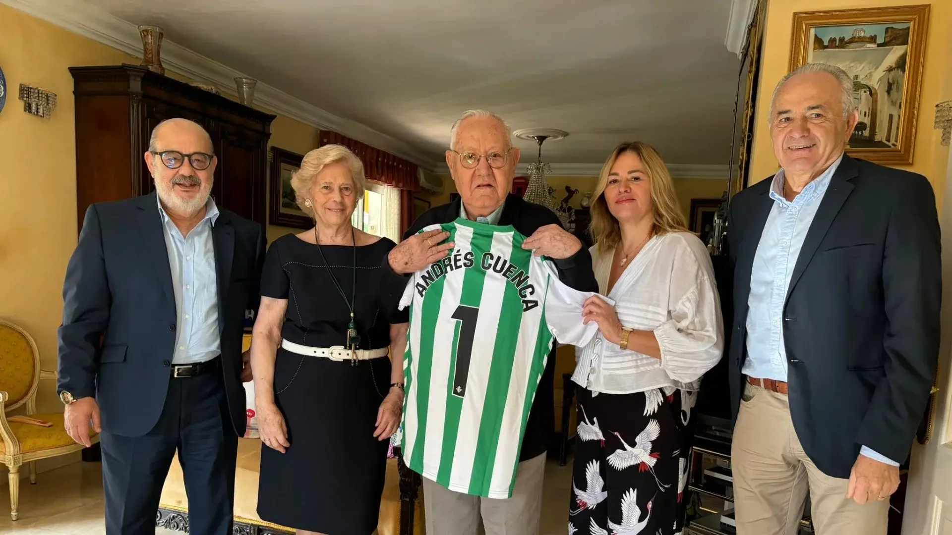 Homenaje del Real Betis al socio nº1 de nuestro Club
