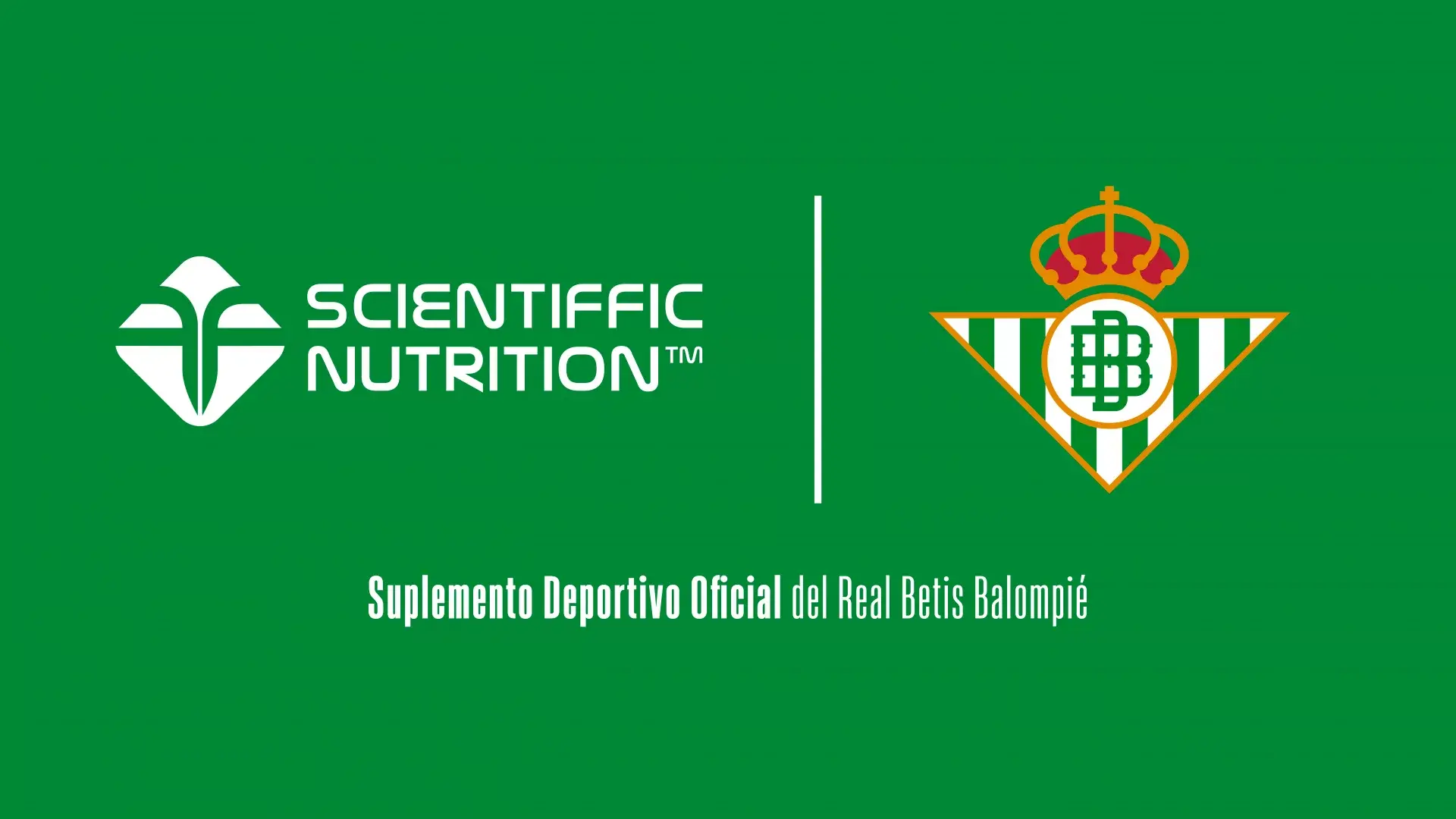 Scientiffic Nutrition volverá a ser el suplemento deportivo oficial del Real Betis hasta 2026