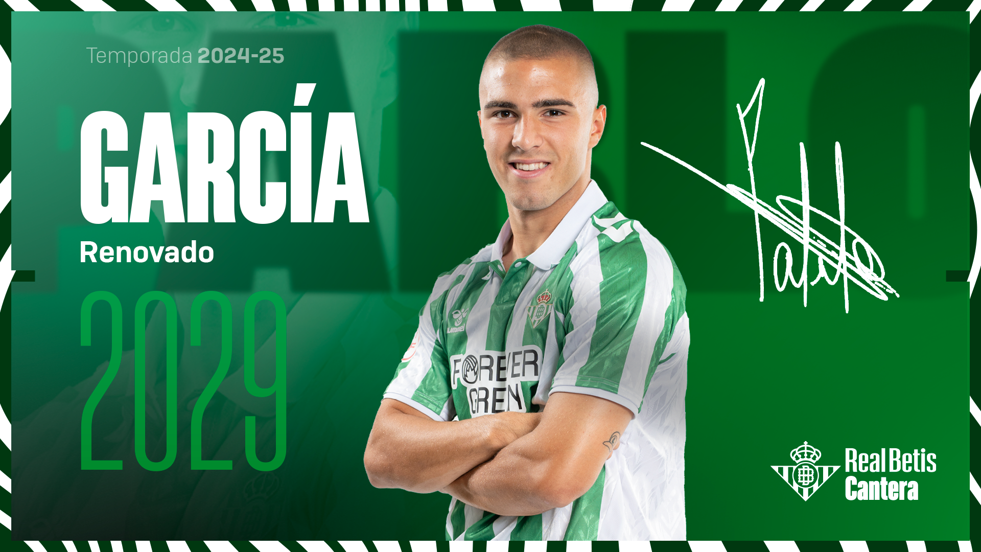 El Real Betis renueva a Pablo García hasta 2029