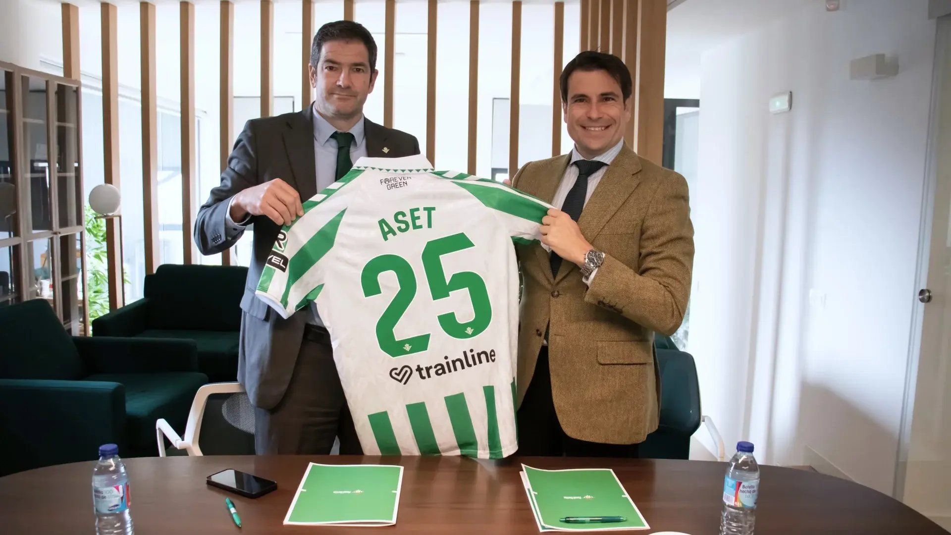 El Real Betis y ASET firman un acuerdo de colaboración hasta junio 2025 