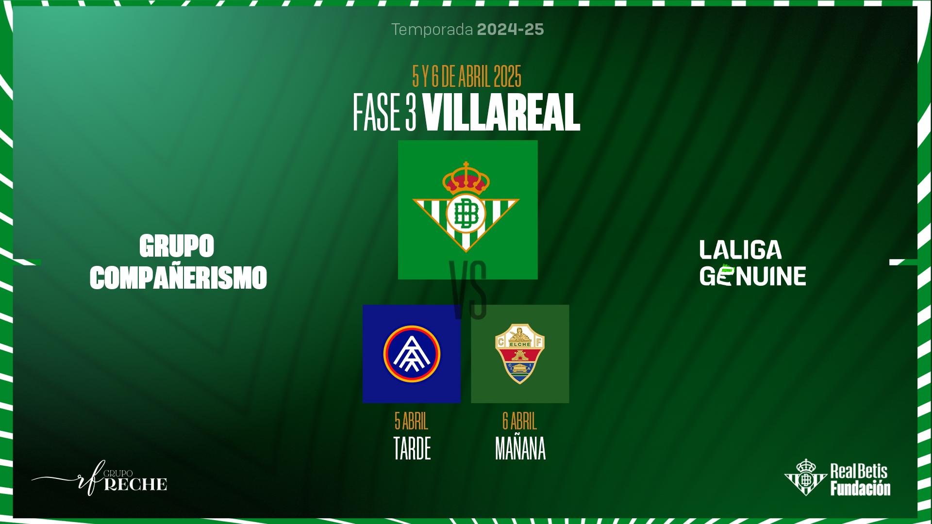 Llega la Fase III de LaLiga Genuine: FC Andorra y Elche CF serán los rivales de los béticos 