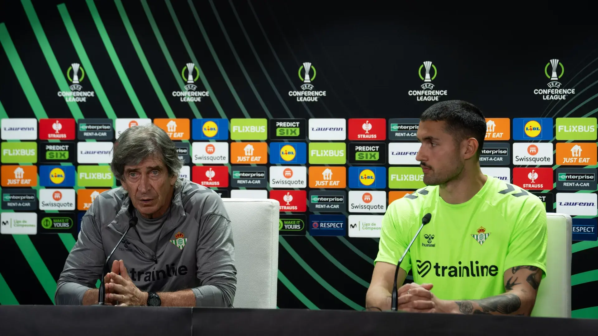 Rueda de prensa de Manuel Pellegrini y Fran Vieites previa al Real Betis - Jagiellonia