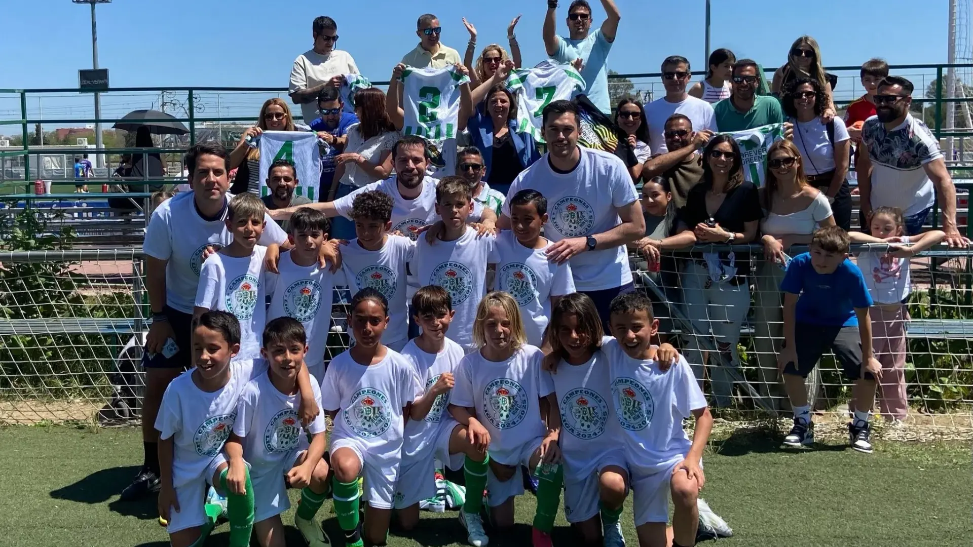 El benjamín 'C', quinto campeón liguero de la cantera del Real Betis