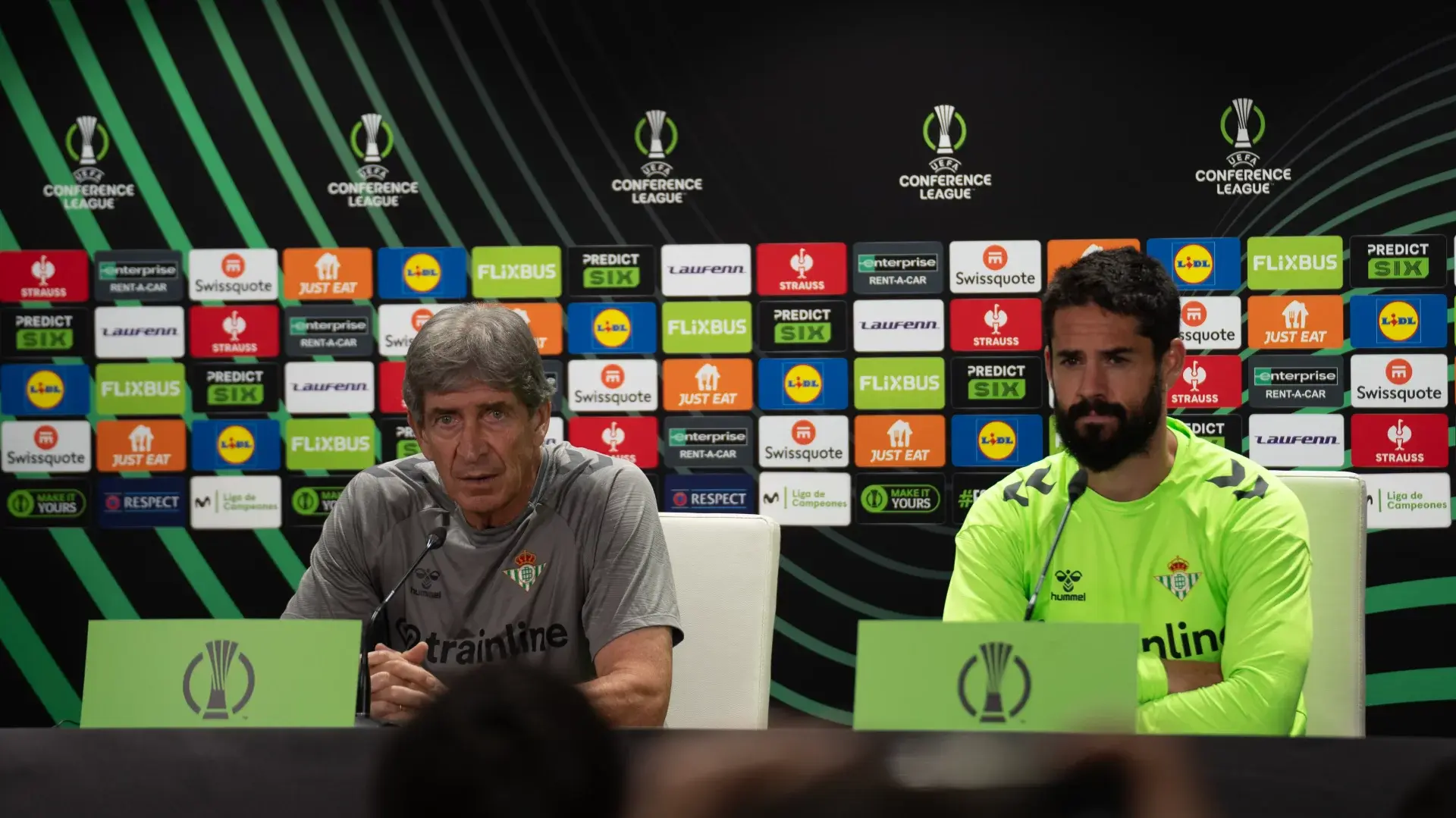 Rueda de prensa de Manuel Pellegrini e Isco Alarcón previa al Real Betis - ACF Fiorentina