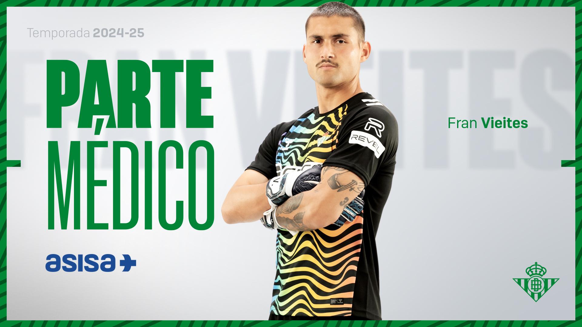 Fran Vieites sufre una lesión grado 1 del sóleo izquierdo