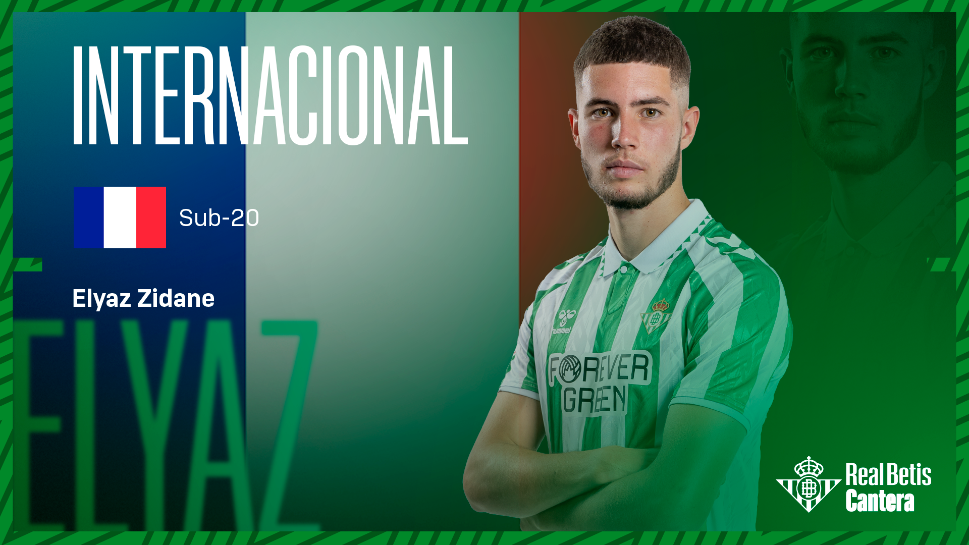 Elyaz Zidane, convocado por la selección de Francia sub-20 para disputar el Torneo Maurice Revello