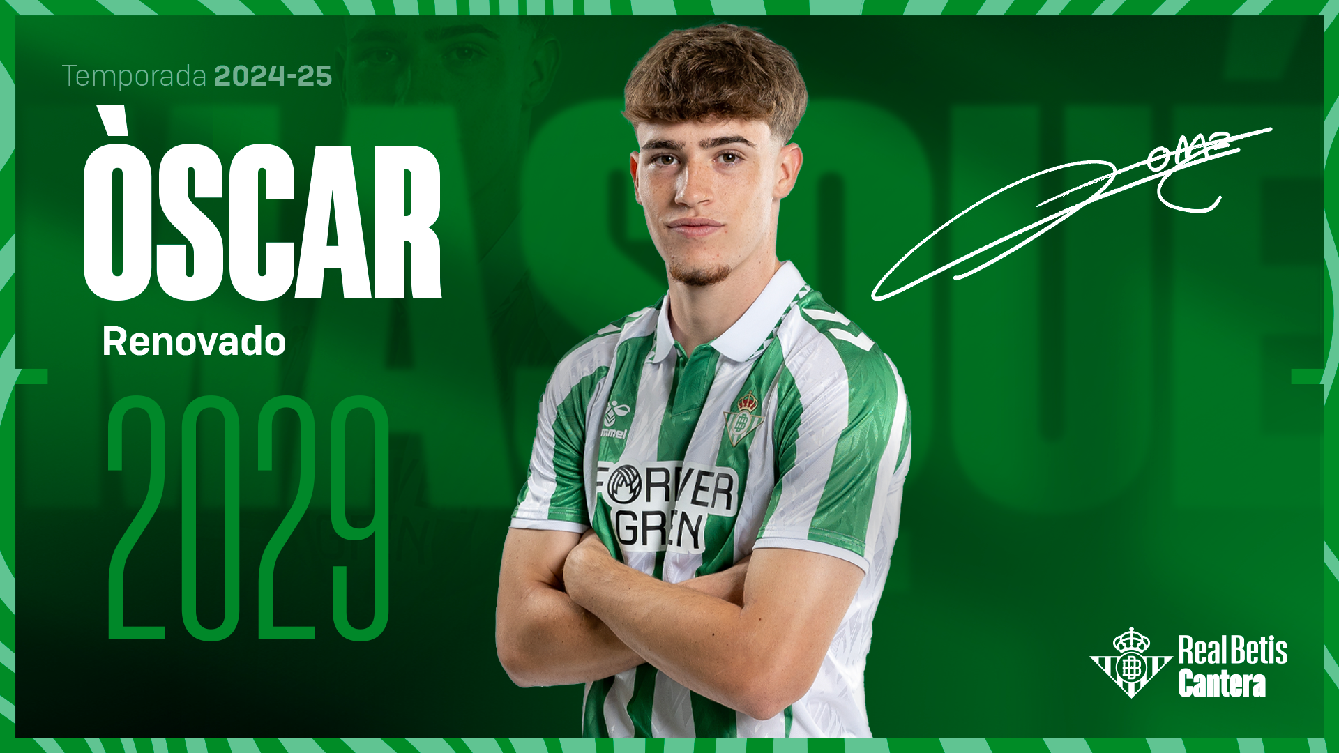 El Real Betis renueva a Òscar Masqué hasta 2029