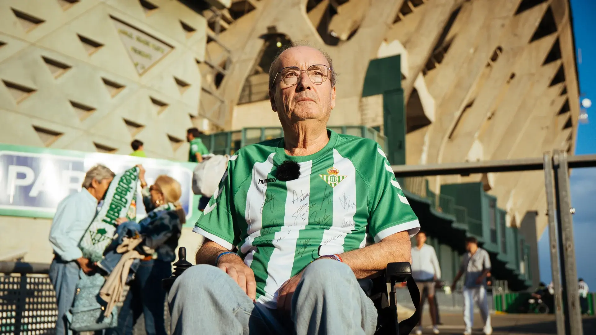 Juan Diego, el fiel aficionado bético que padece ELA: "me habéis hecho muy feliz"