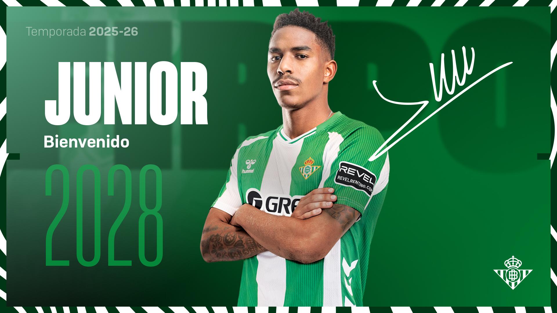 Junior Firpo, nuevo refuerzo del Real Betis Balompié  