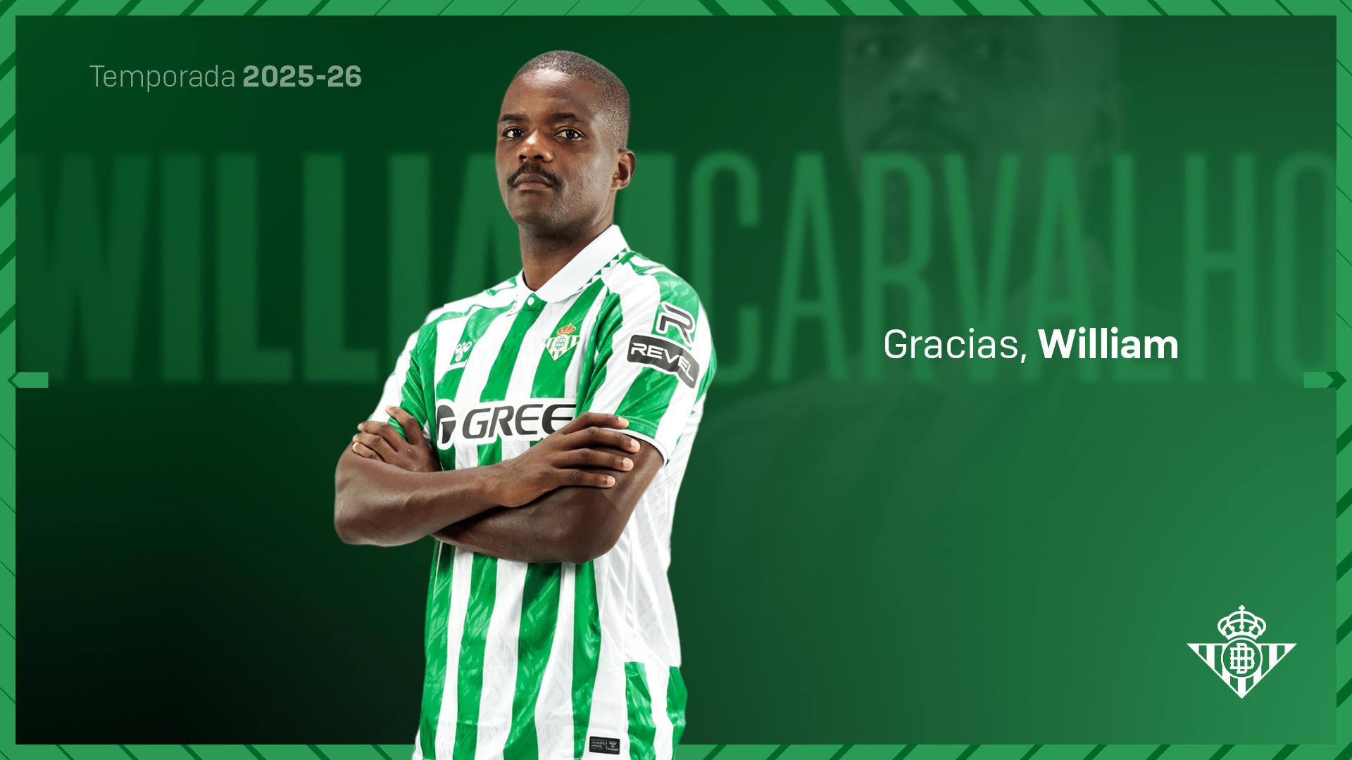 William Carvalho finaliza su etapa en el Club 