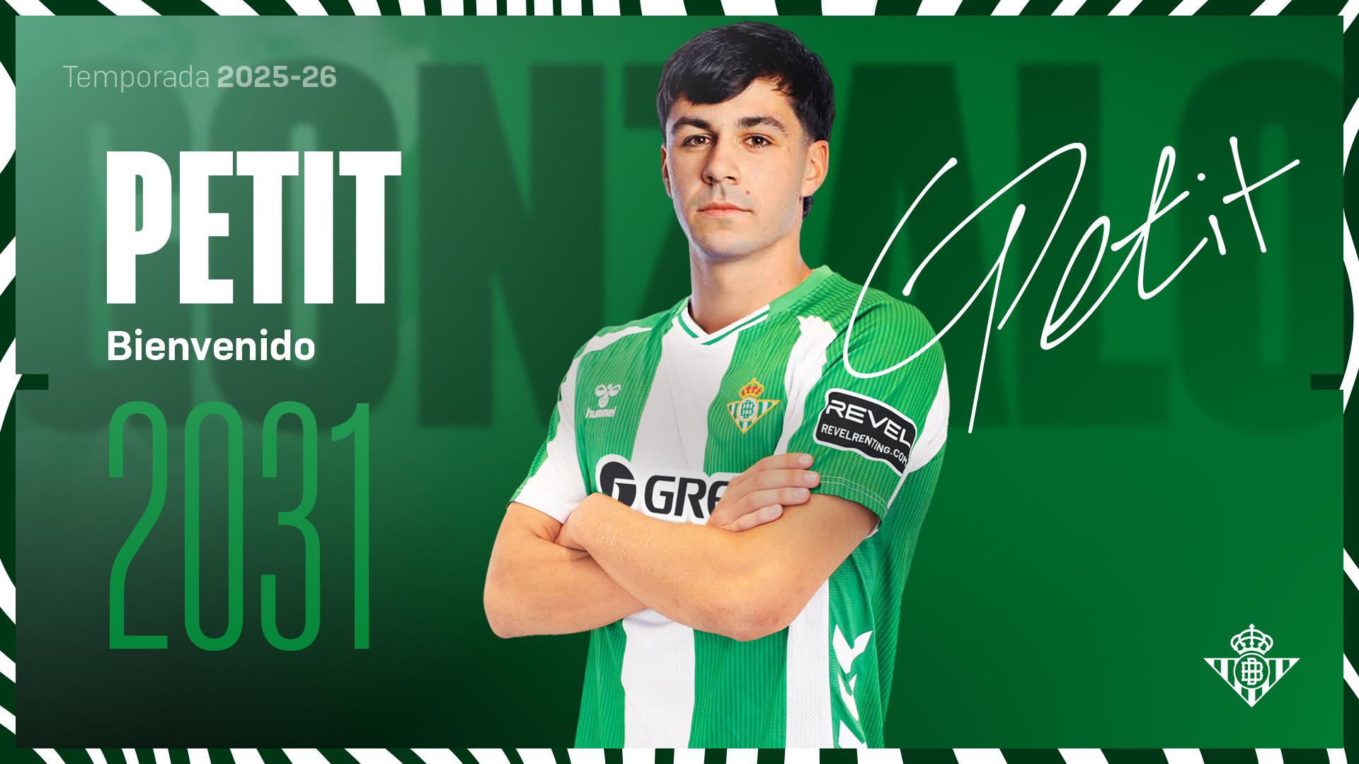 El Real Betis y el Club Nacional de Fútbol llegan a un acuerdo para el traspaso de Gonzalo Petit 