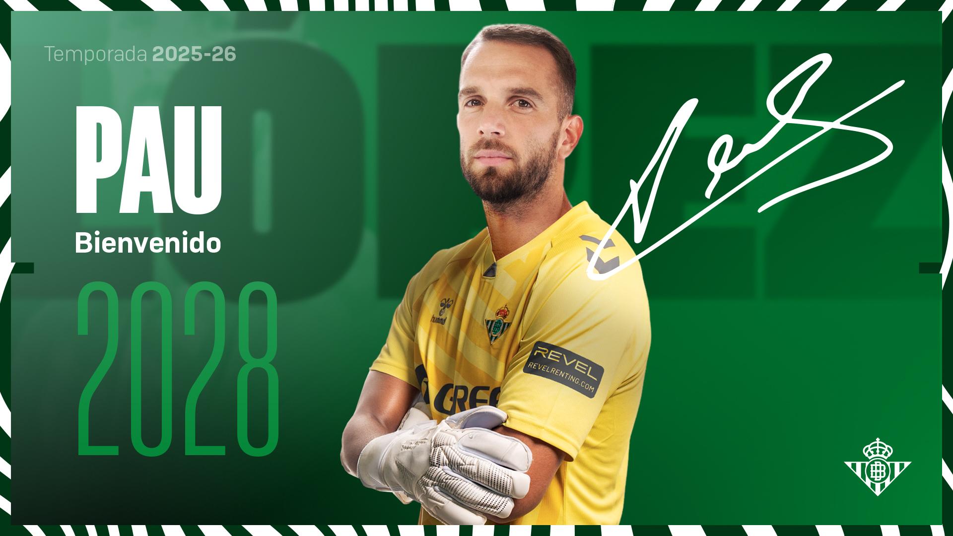 Pau López, nuevo refuerzo del Real Betis Balompié  