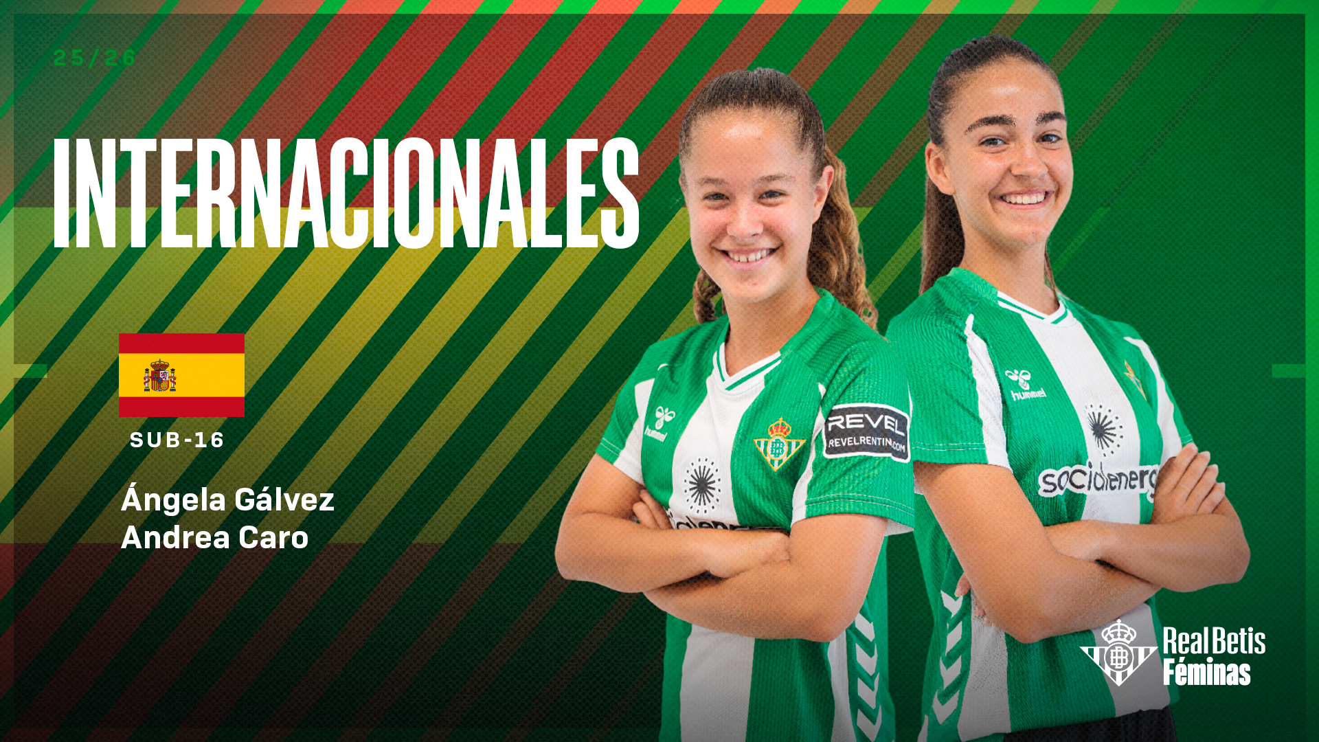 Ángela Gálvez y Andrea Caro, convocadas por la selección española sub-16