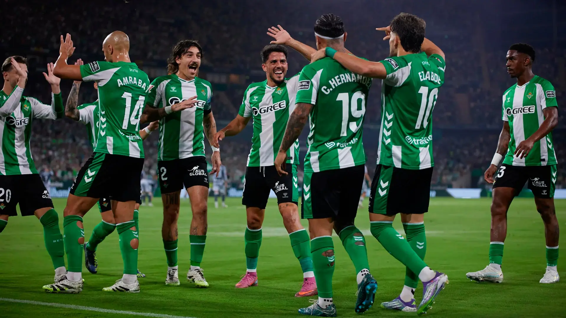 Victoria del Real Betis ante la Real Sociedad (3-1)