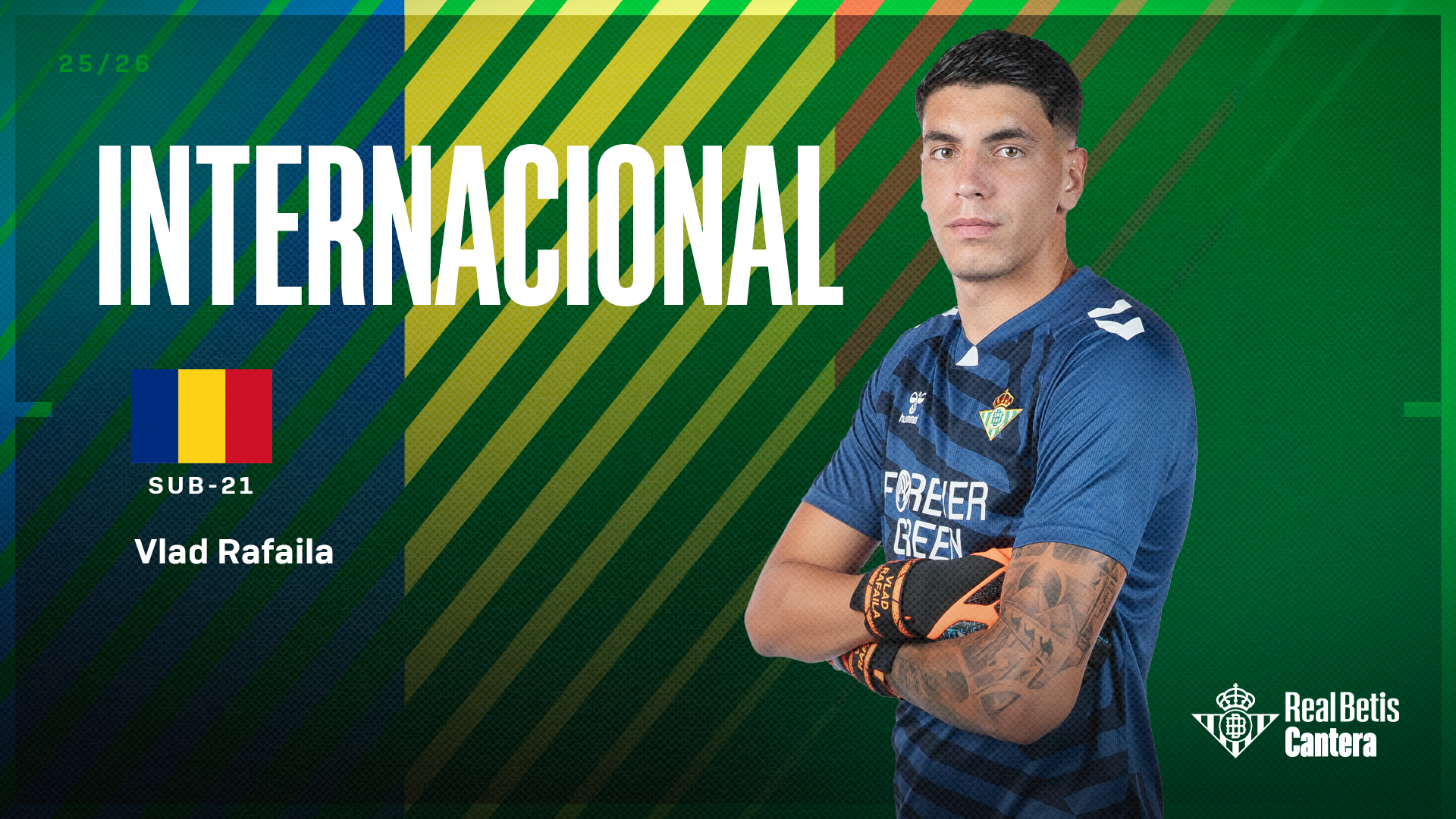 Vlad Rafaila, convocado por la Selección de Rumanía sub-21