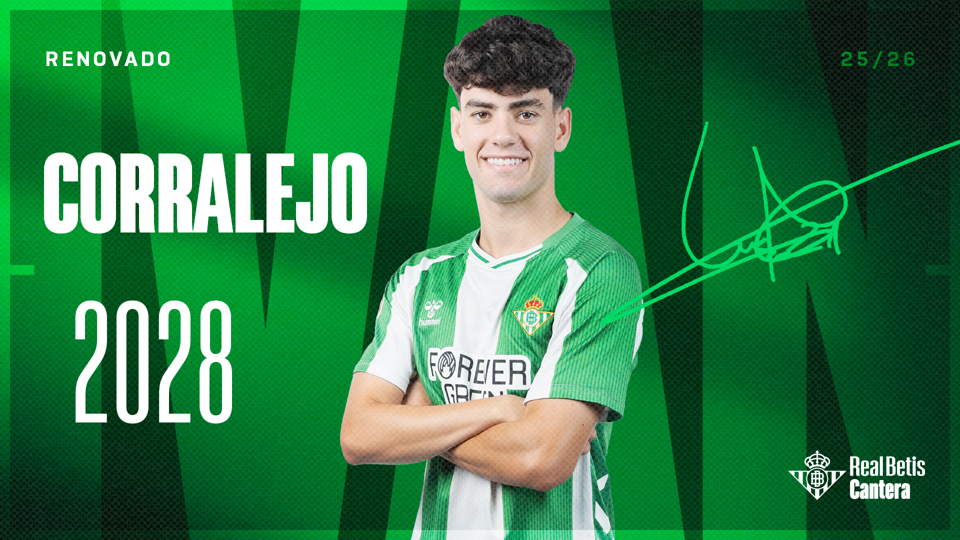 El Real Betis renueva a Iván Corralejo hasta 2028