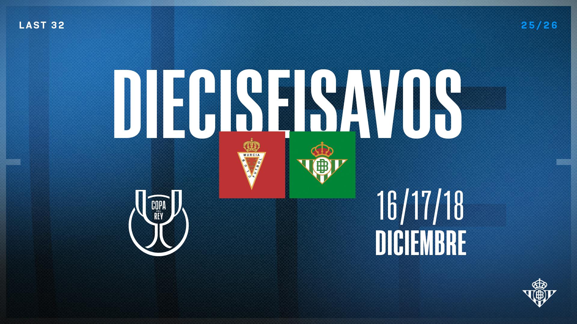 El Real Murcia, rival del Real Betis en los dieciseisavos de final de la Copa de SM El Rey