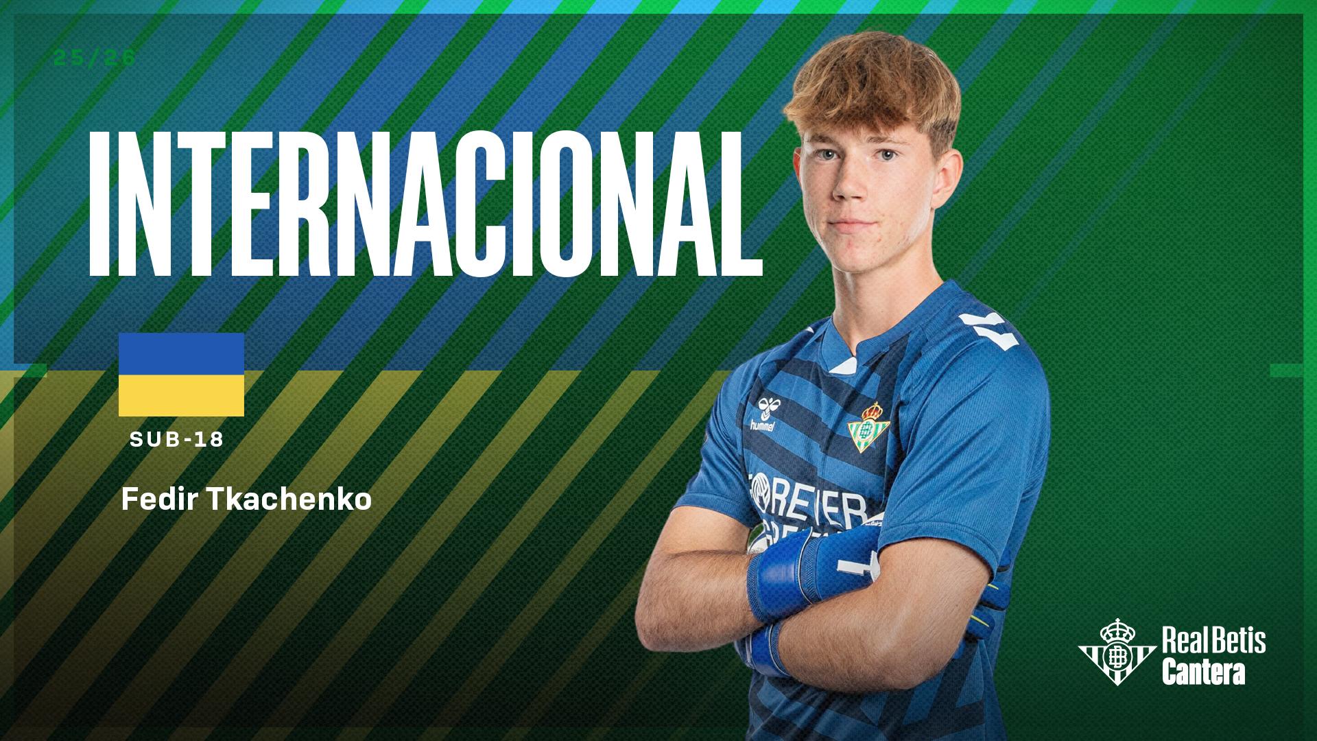 Fedir Tkachenko, citado por la Selección de Ucrania sub-18