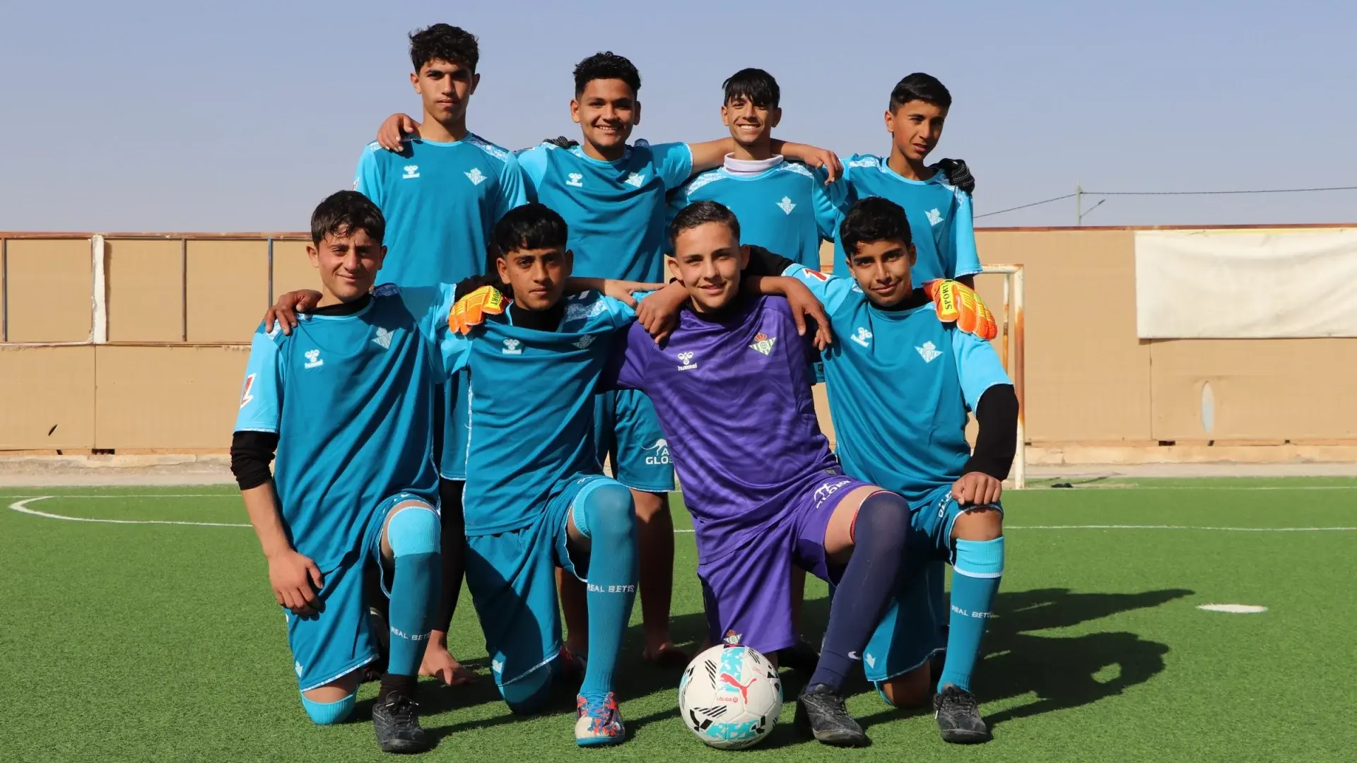 La Fundación Real Betis Balompié participa un año más en LALIGA Za'atari & Azraq Social Project