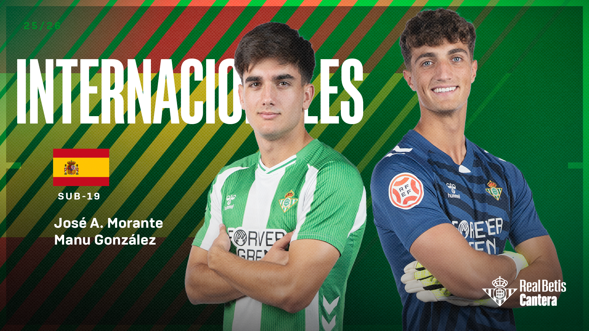 Manu González y Morante, convocados por la Selección Española sub-19