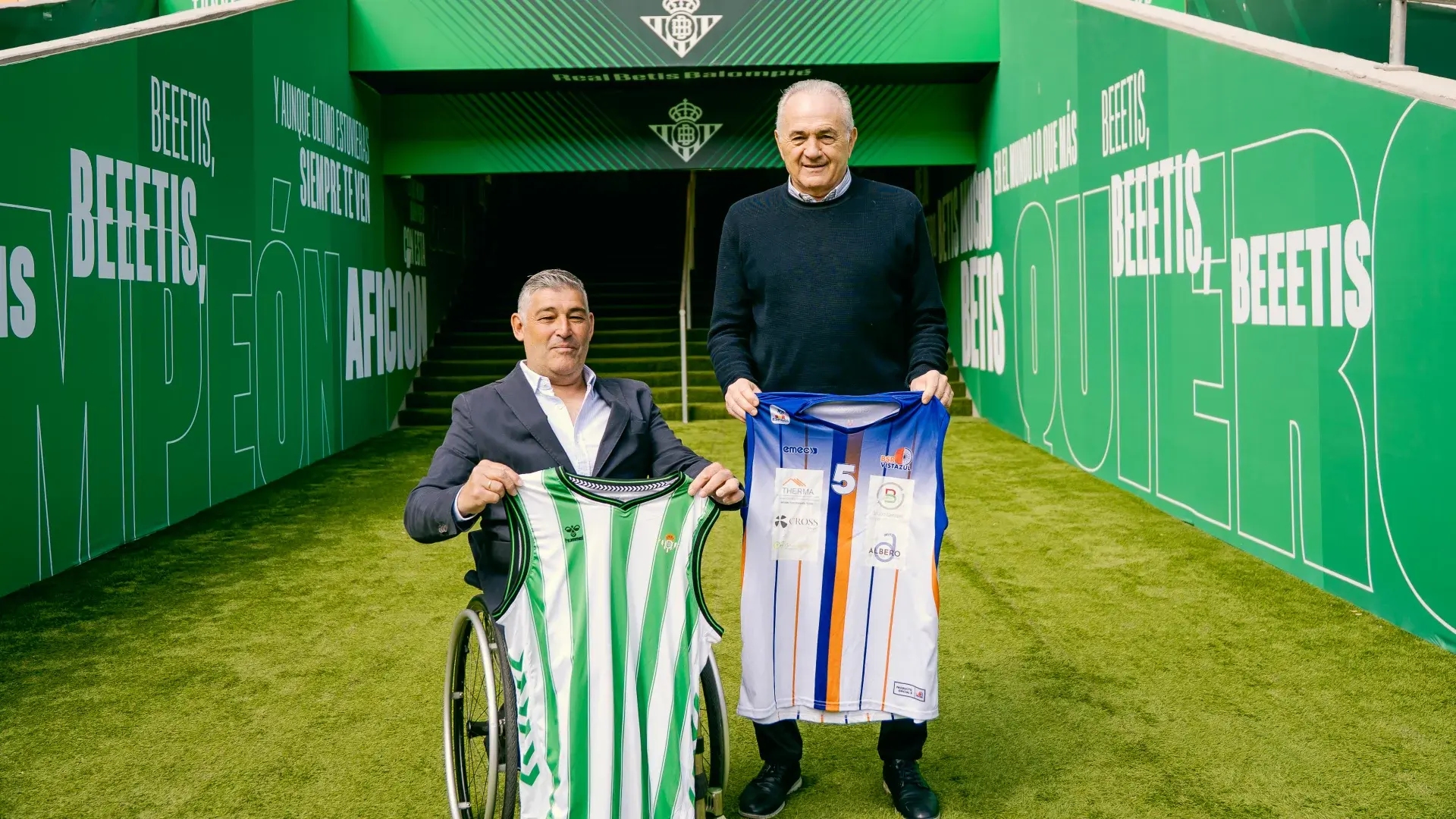 La Fundación Real Betis Balompié y el Club Deportivo BSR Vistazul firman un convenio para impulsar el baloncesto inclusivo en silla de ruedas 