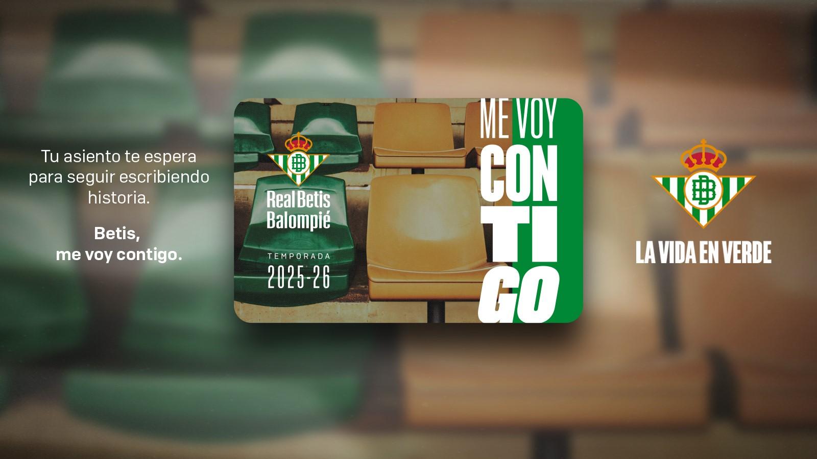 Información sobre los servicios del abonado del Real Betis Balompié