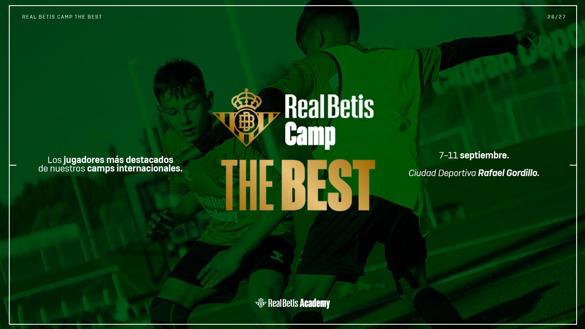 115 jóvenes talentos de 13 países se citan del 7 al 11 de septiembre en Sevilla en una nueva edición de Real Betis Camp The Best