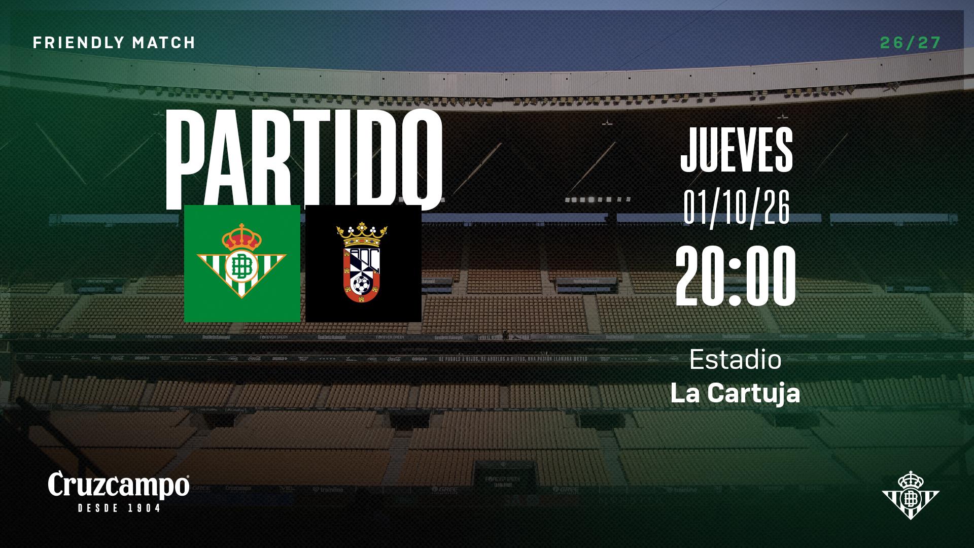 El Real Betis jugará un partido amistoso en homenaje a la ciudad de Ceuta en La Cartuja