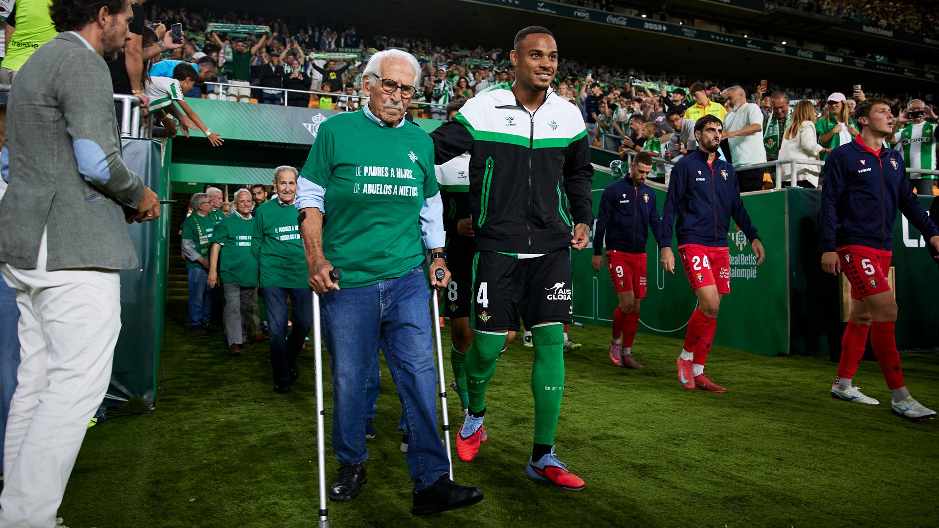 El Real Betis - Getafe será el partido de las personas mayores