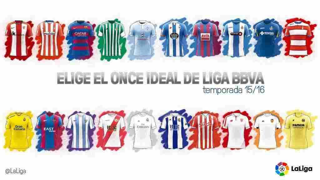 Elige el once ideal de La Liga de la temporada 2015/2016