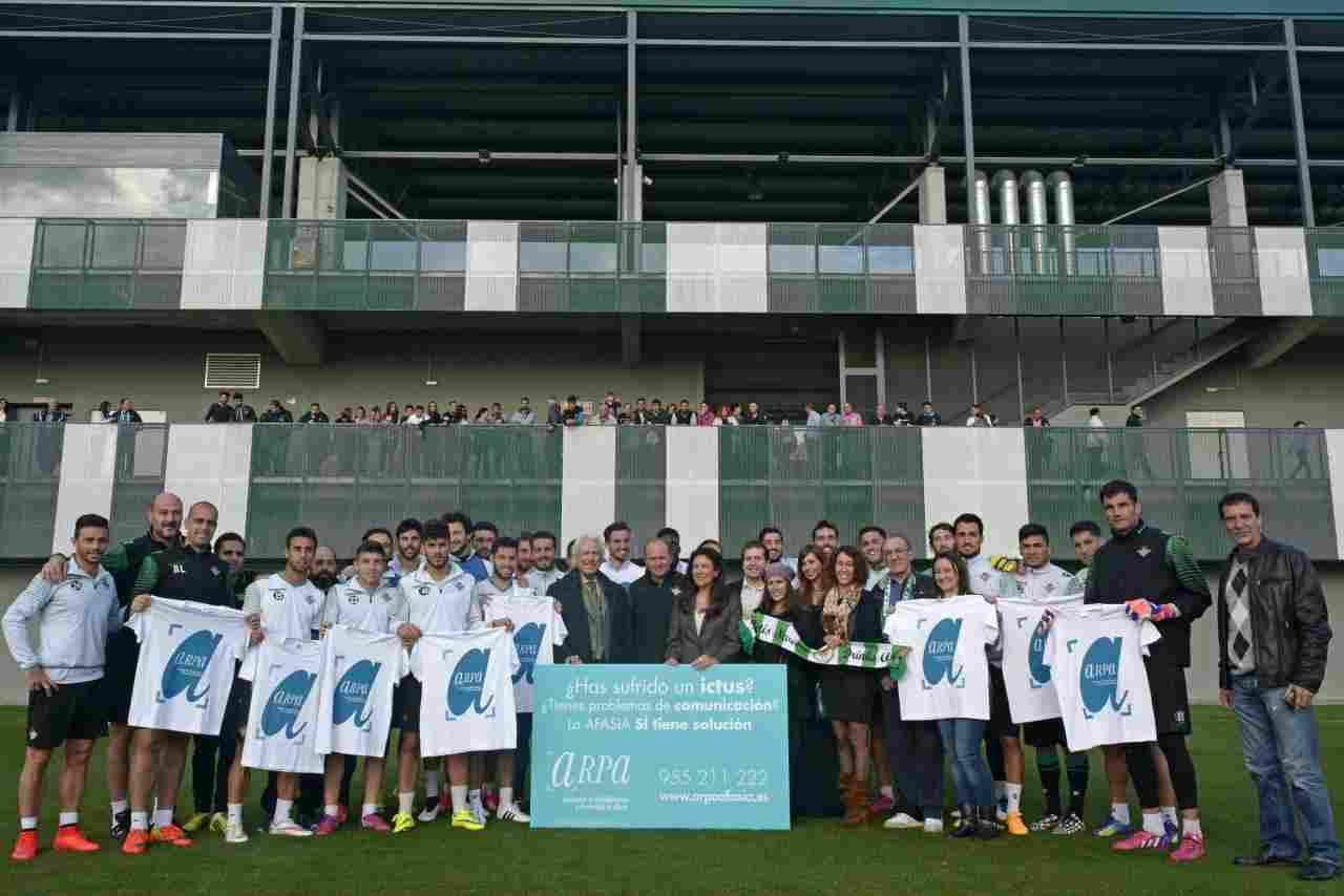 El Real Betis colaborará con la asociación ARPA en el partido ante el Real Zaragoza